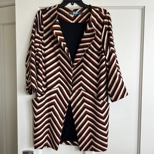 Anthropologie graphic print jacket